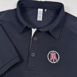 UNRL Barstool Sports Polo Shirt Men's S Black Performance Golf Pickleball Mint!‎